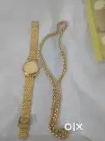 Sel karni hai sannata ki watch gold ki Chen gold pattern mein