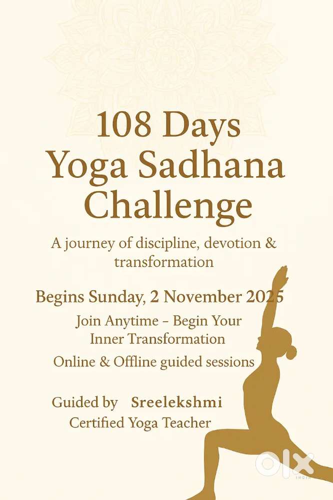 I'm a yoga teacher who is taking online yoga classes