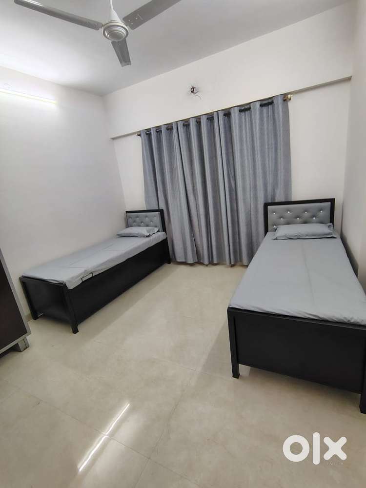 Boys pg full furnished flat paying guest accommodation double