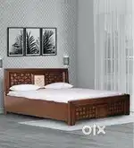 Monday sale buy new Double bed with box -6499/-EMI on