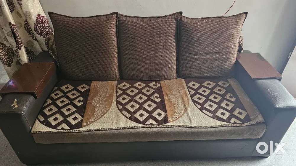 5 seater Sofa Set with center table  & 6 seater Dining Table for Sale