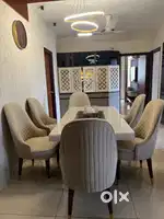 New Onyx Marble Top Dining Table for Sale