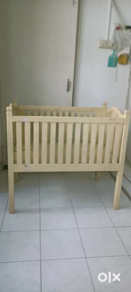 Teak wood baby cot