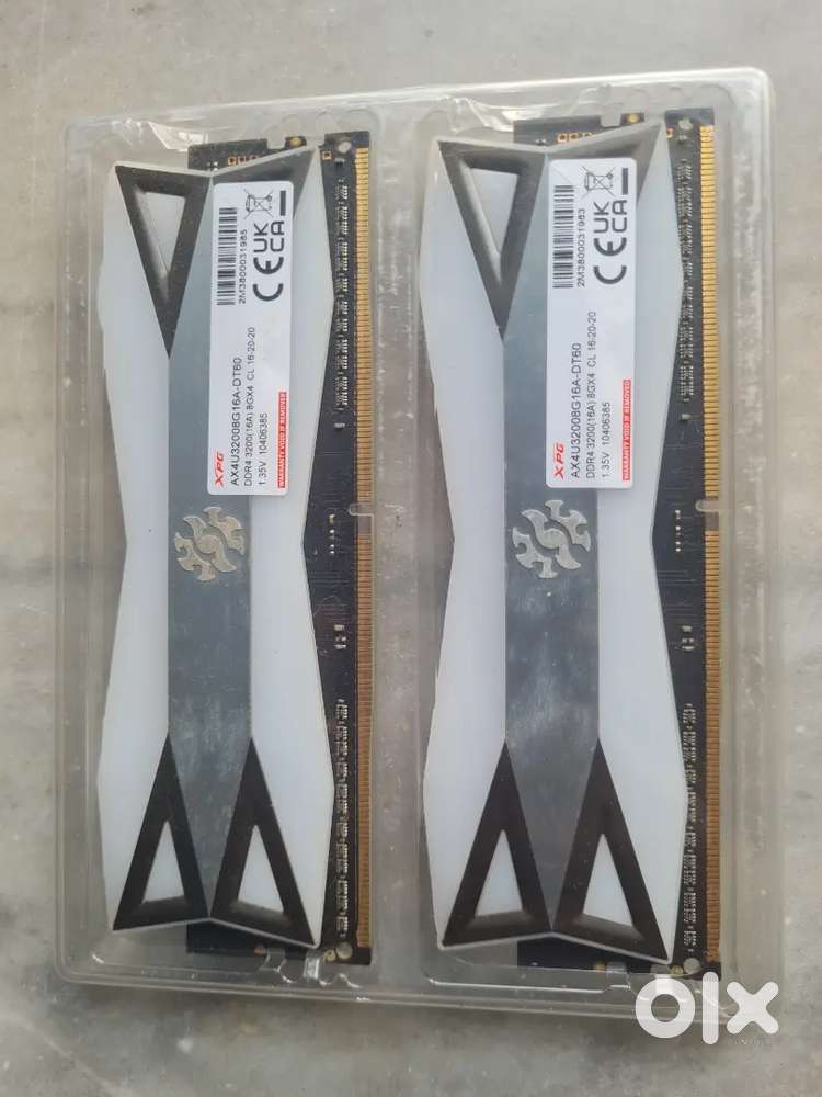 Adata D60G Ddr4 Ram , 16GB = 8X2