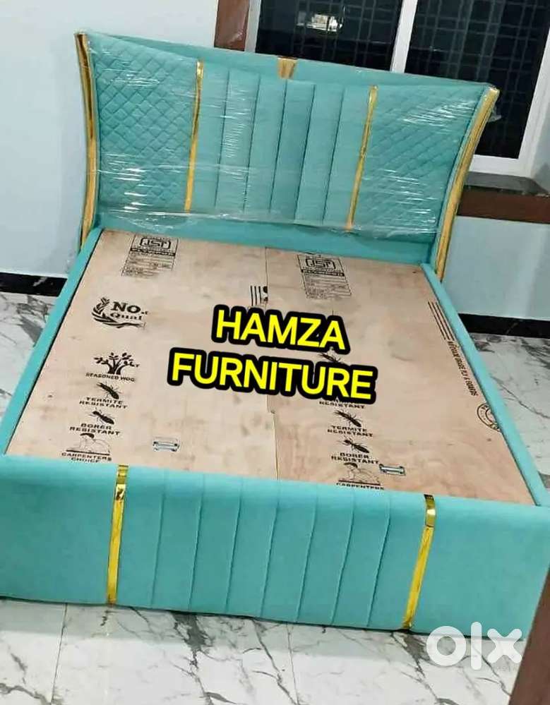 HAMZA FURNITURE New designer stylish look plywood BED 6BY6