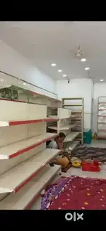 Super market  furniture +glass friz