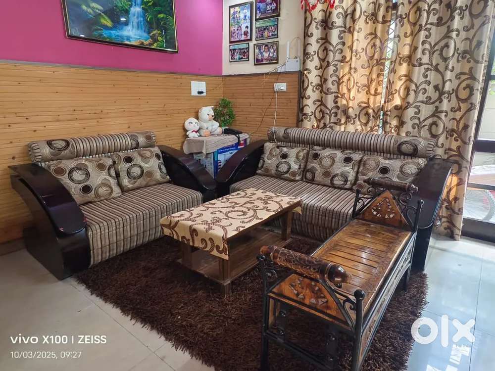 5 Seater Sofa Set with 5 Cushion Without Setti