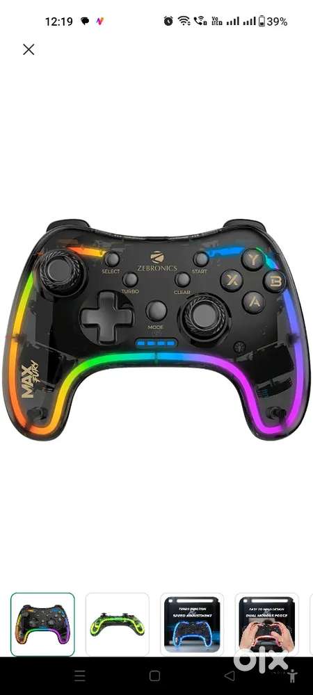 Zebronics MAX FURY WIRED GAMEPAD