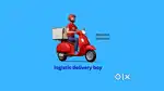courier delivery boy