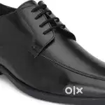 Brand new black leather shoes size 9/43 for sale..