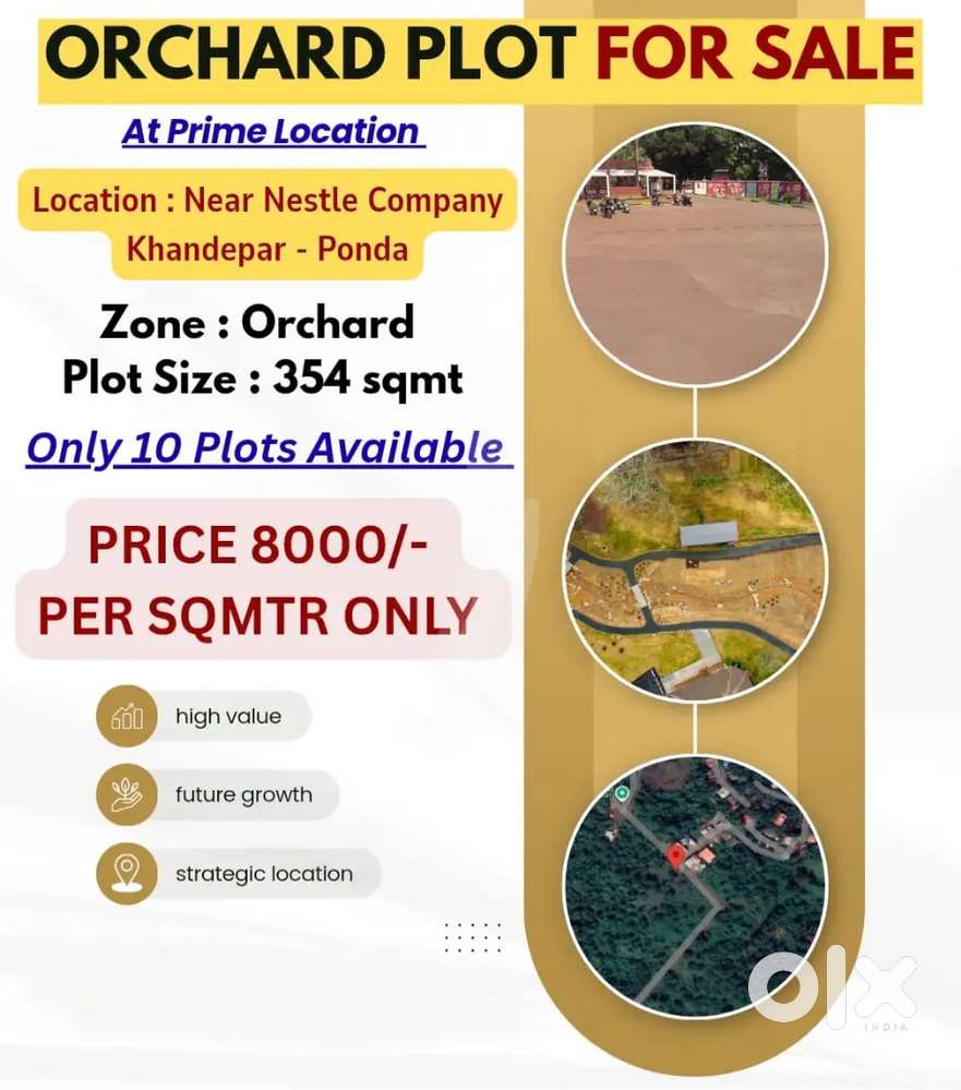 354 sqmt Orchard Plot For Sale at Khandekar
