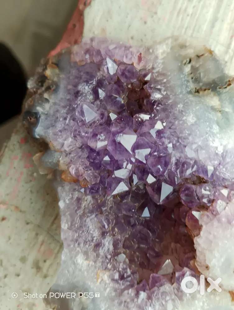 Crystals parple stone