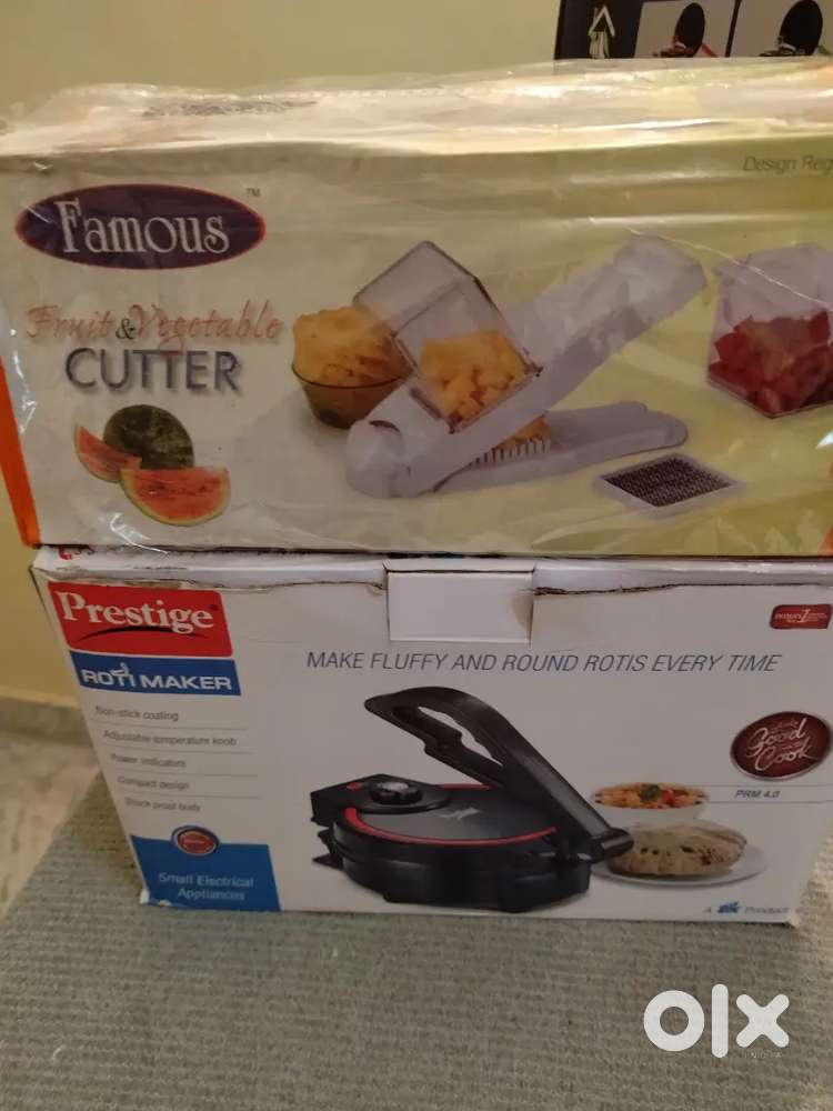 All new unused stainless steel utensils/bartans and appliances.