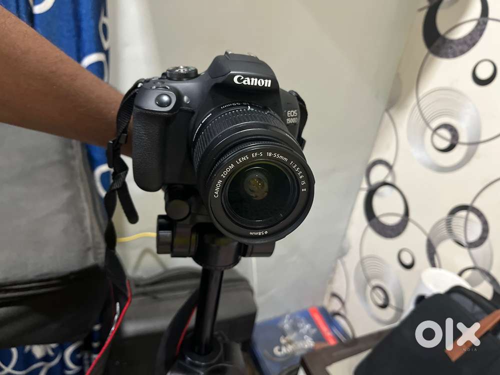 Canon 1500d with 18-55mm & 55-250mm lens