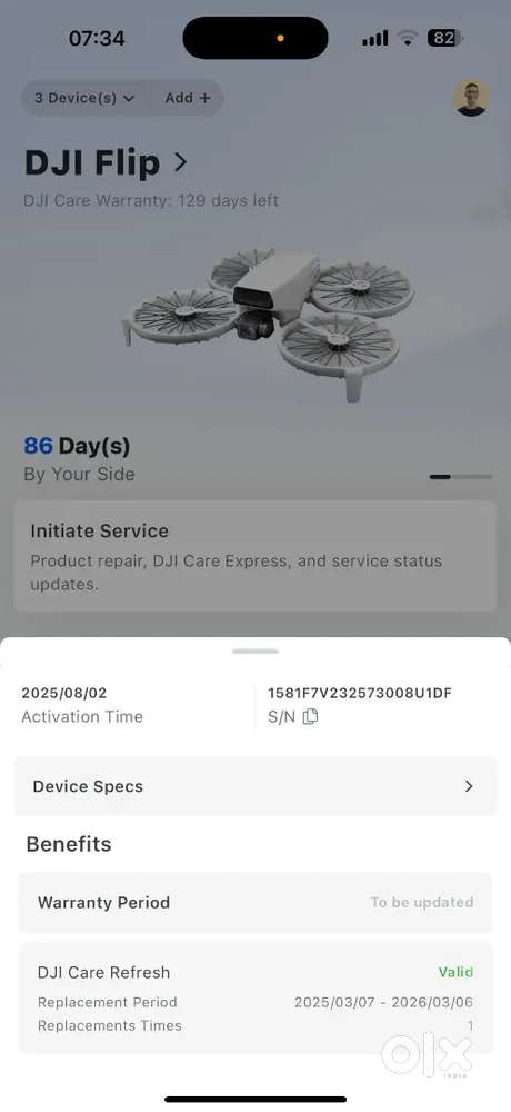 Dji flip drone