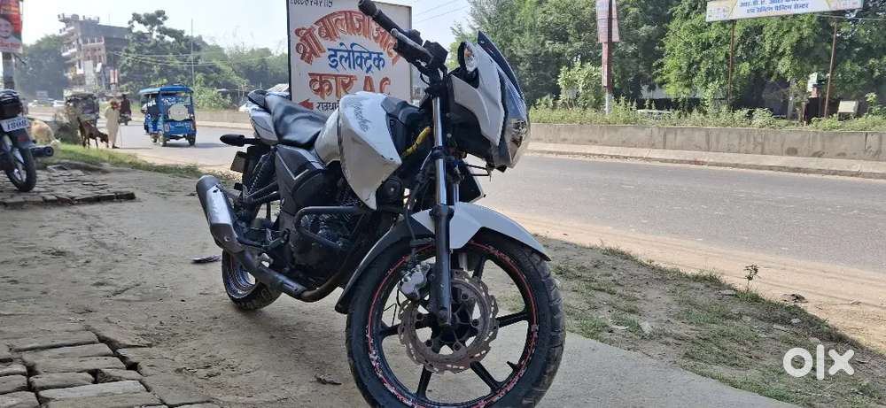 Apache Rtr 160cc in best condition and also pulsar is also available.