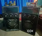 Clarion Blutooth DJ Speakers with Amplifier attached