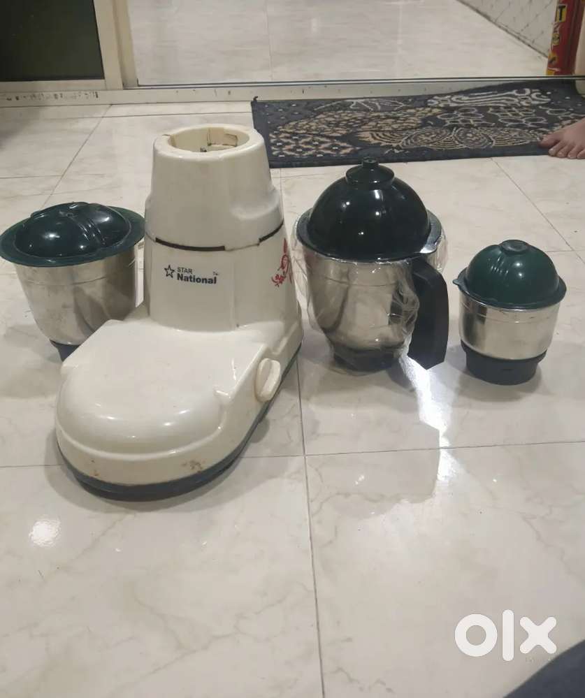 Mixer Grinder 550 W, Star National Brand Mixer grinder with 3 Jar