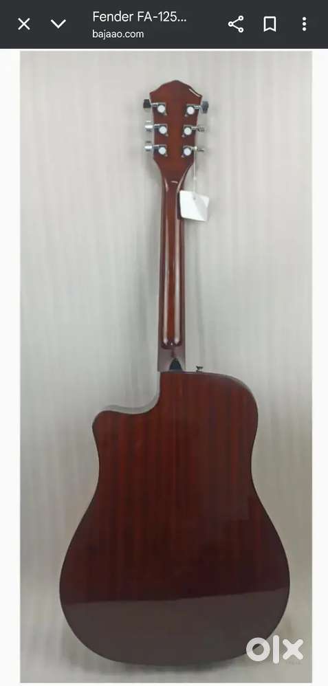 Fender FA-125CE Dreadnought Cutaway Electro Acoustic Guitar 