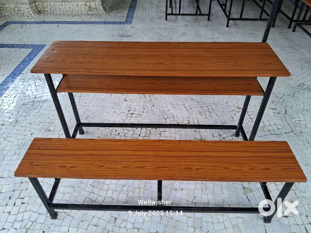 Bench for Students - Tuition(8 benches) & Boss chair (1)