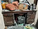 Office table and bed