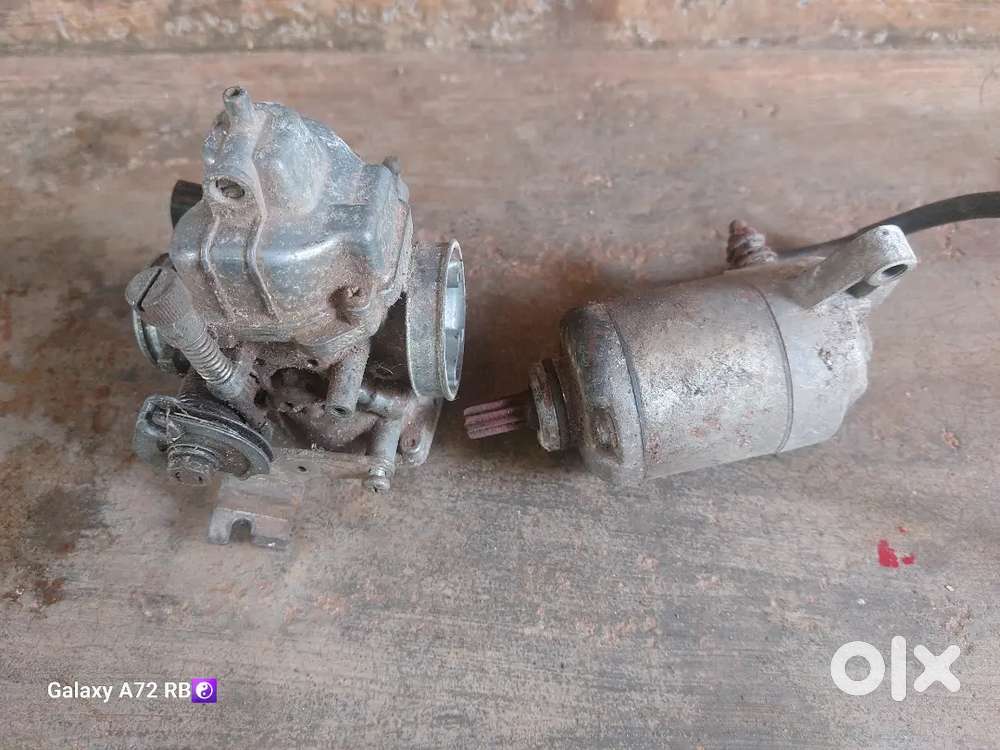 Cbz xtreme carburetor & Self stater motor 6000 only