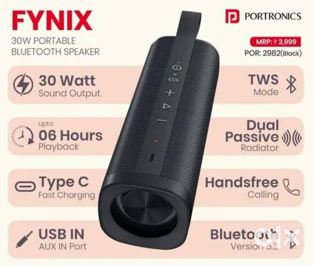 Portronics Speaker in Excellent CONDITION