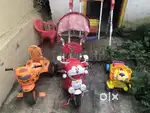 Toys baby cycle,chair &zoka sell.
