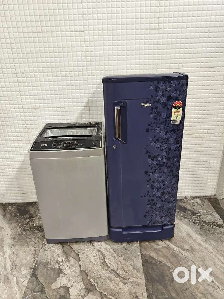Id 6262 Whirlpool single and IFB topload washing machine