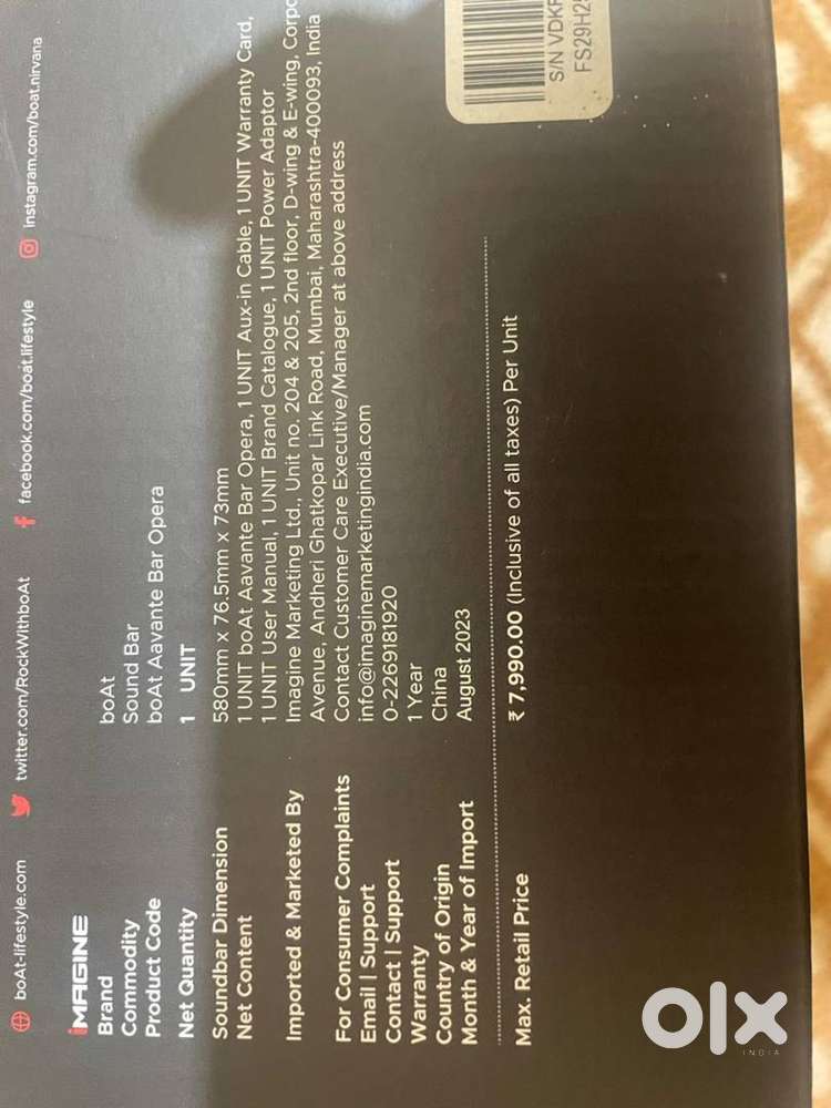 boAt Aavante Bar Opera