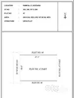 200 Sq. yards open plot for sale at rampally RL Nagar