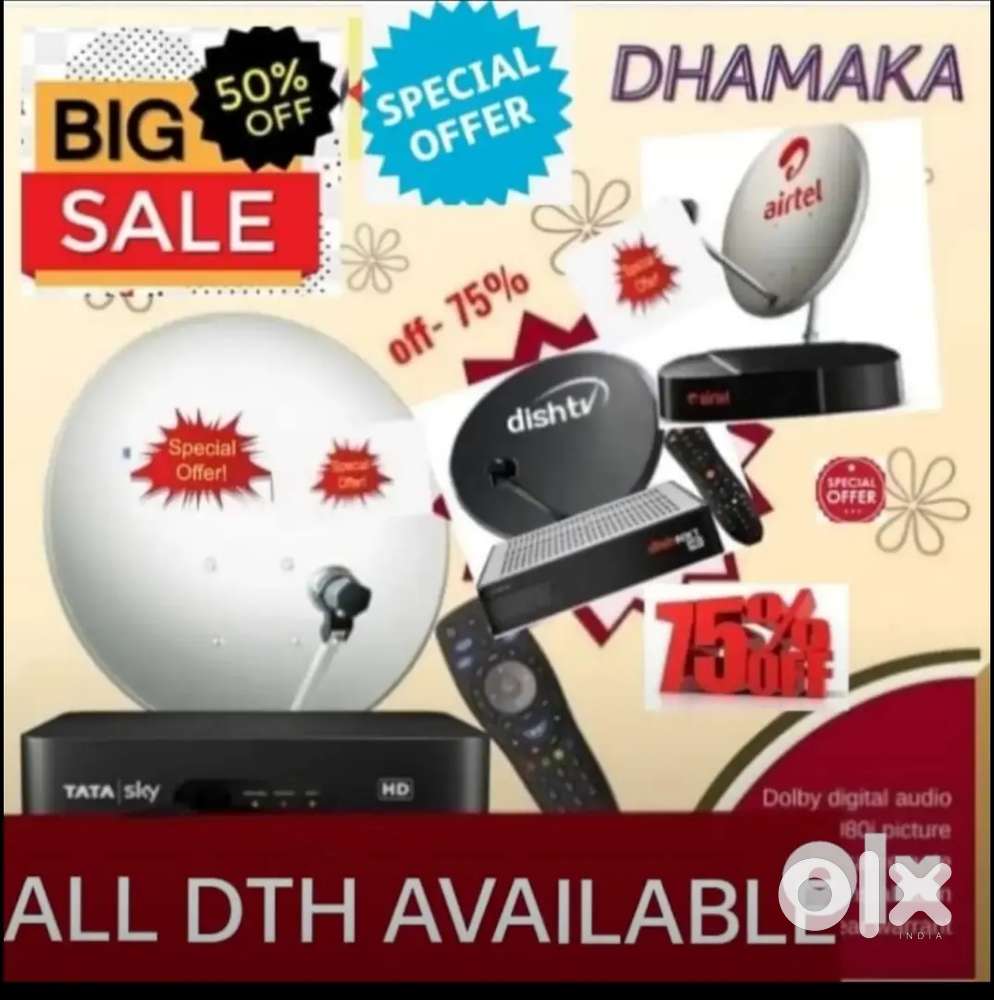 DHAMAKA OFFER! ALL DTH CONNECTION!2025 AIRTEL DISH TV