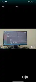 monitor gigabyte . Logitech mouse . Redgear mechanical , blackdhshark