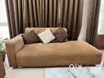 L shaped 7 seater sofa set.