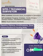 Technical Surveyor for samastipur and begusarai location