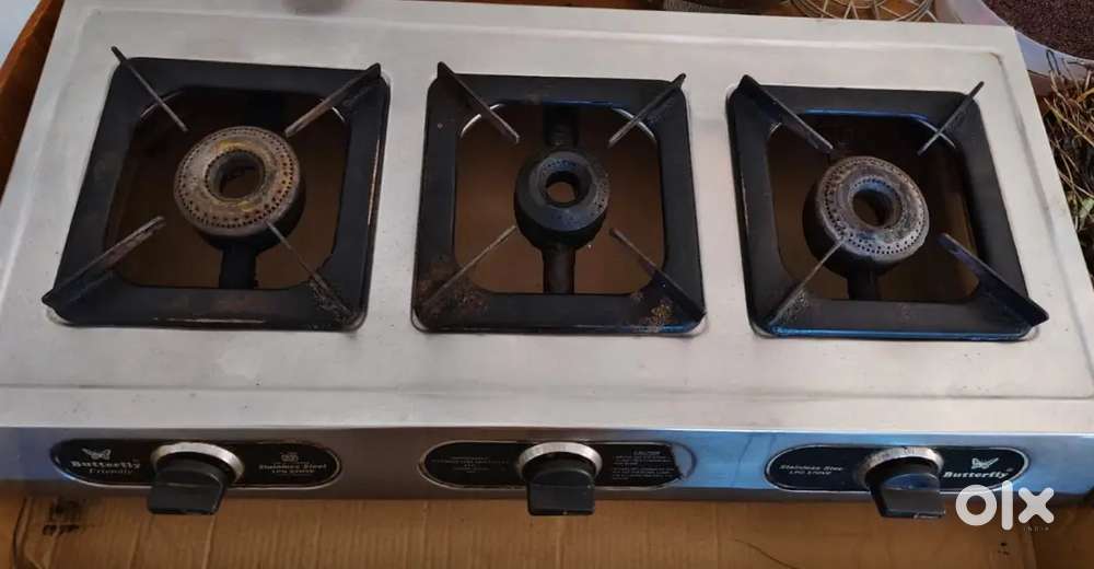 3burner steel gas stove for sale