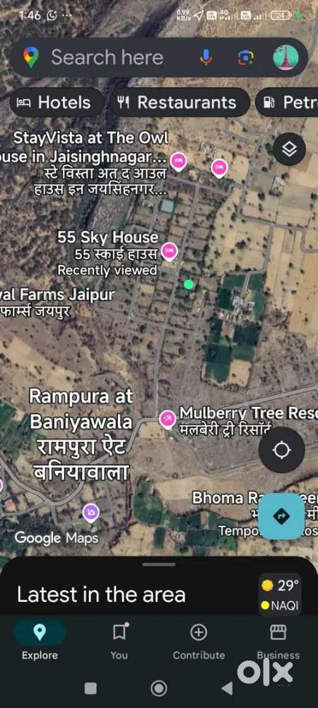 Nature Farm plot for sale for farmhouse and holiday home on delhi road
