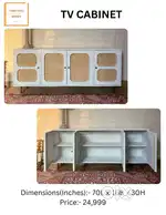 Tv unit Cabinet in Solid Wood at Factory Price.Brand New with Warranty