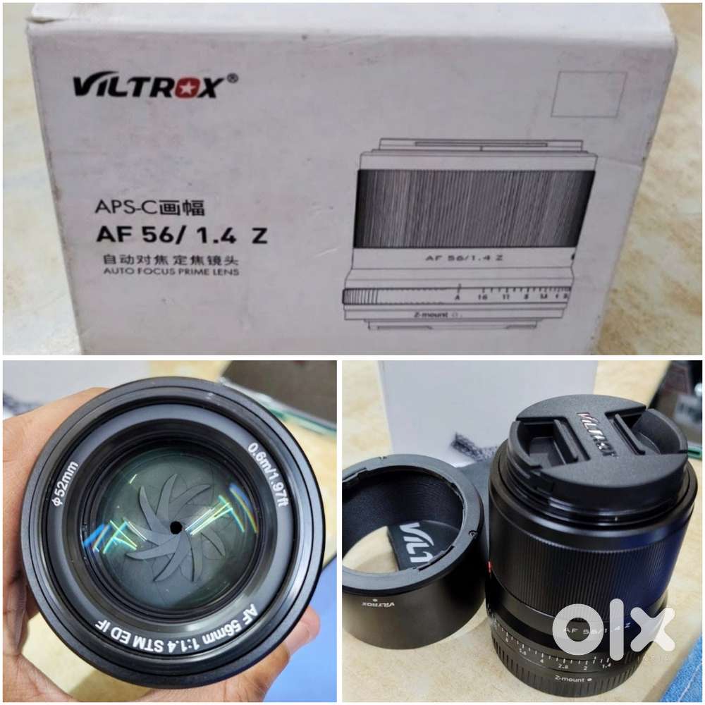 Viltrox 56mm 1.4 AF Lens for Nikon Z Mount.