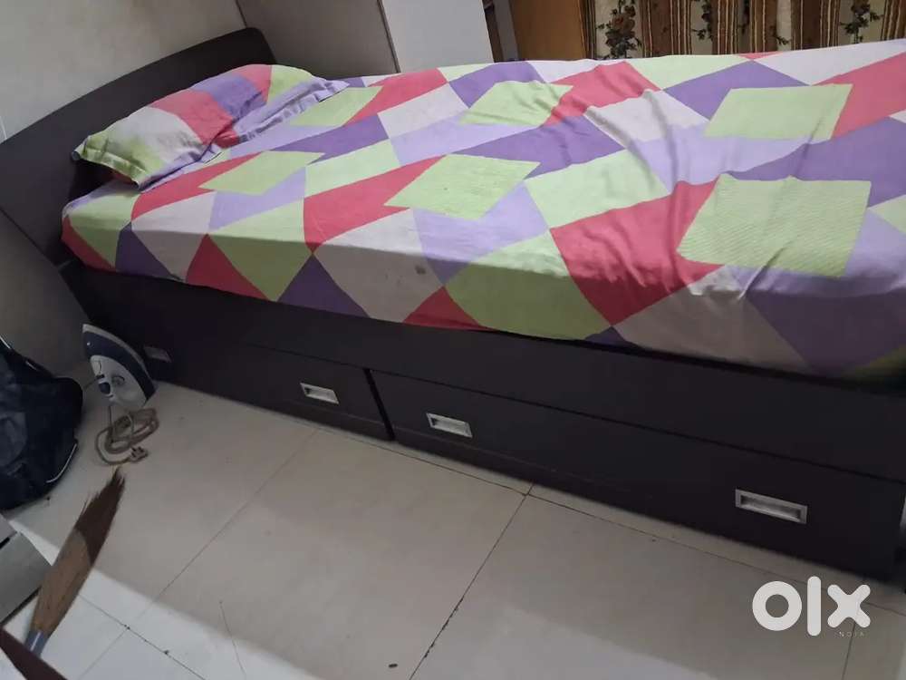 Single bed +Mattress+study table