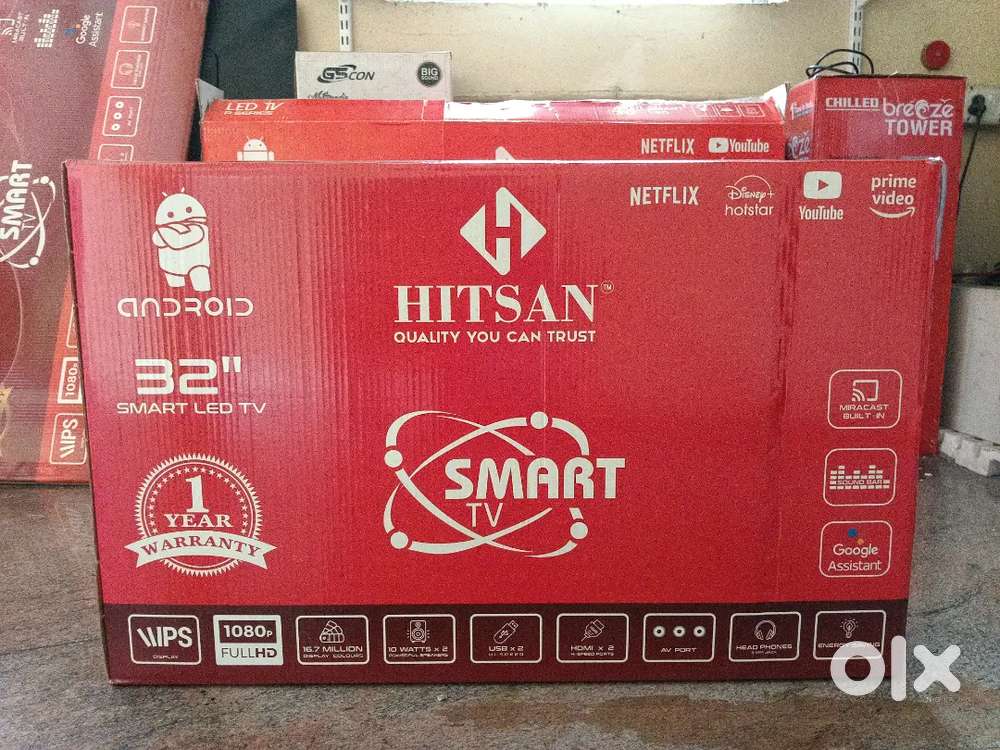 32 & 43 INCH SMART ANDROID LED TV ! 1 YEAR WARRANTY ! FREE DELIVERY !