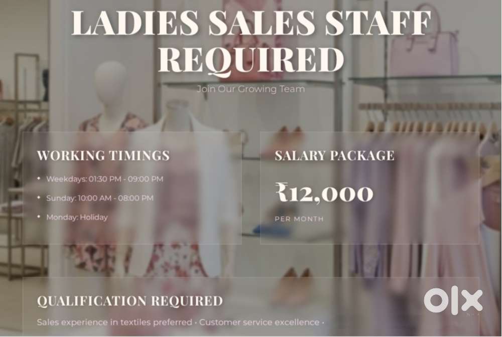 Textile Sales Girl