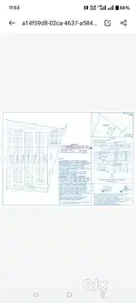 A west facing 30*40size NA/GDA approved plot for sale