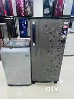 Goorej Edge SX single Door fridge & Samsung top load washing machine