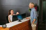 Office receptionist cum front office