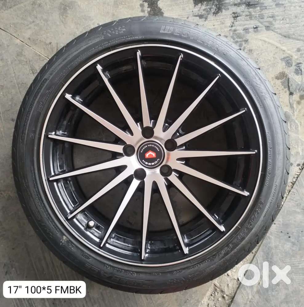 17* Old Alloy Wheels & Tyres for good condition