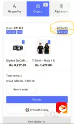 Action camera- Digitek - Brand New - 1 week old