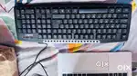FRONTECH Wired Keyboard  Membrane Keys with Retractable Stands