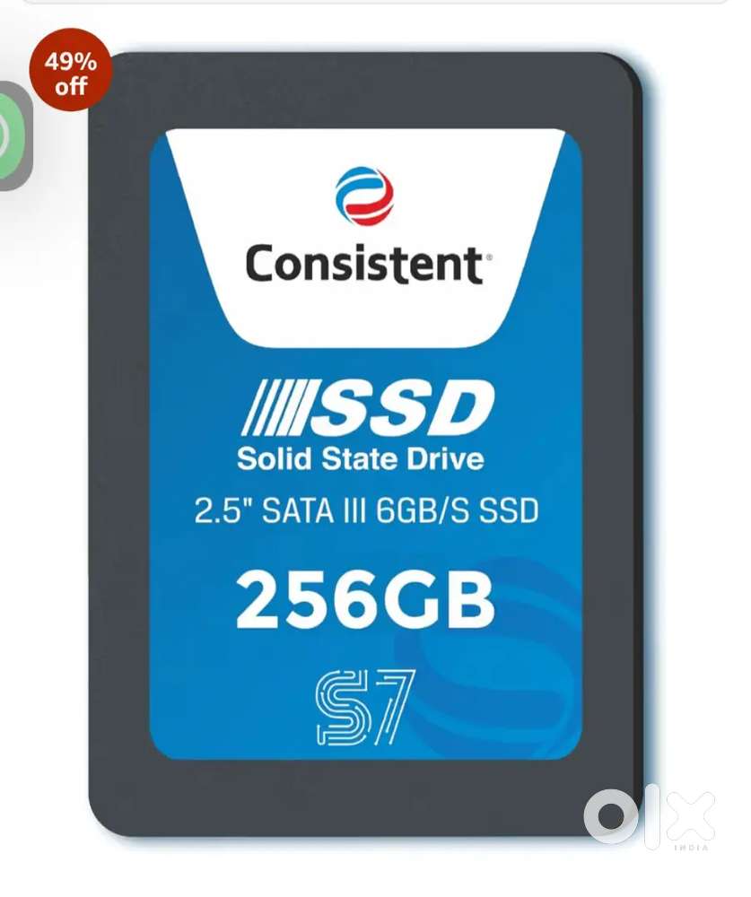 Consistent SSD 256GB 2.5 Inch SATA Internal SSD (256, GB)