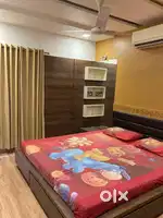 Beautiful 3 bhk full furnished high rise flat near Sadhuvaswani Road